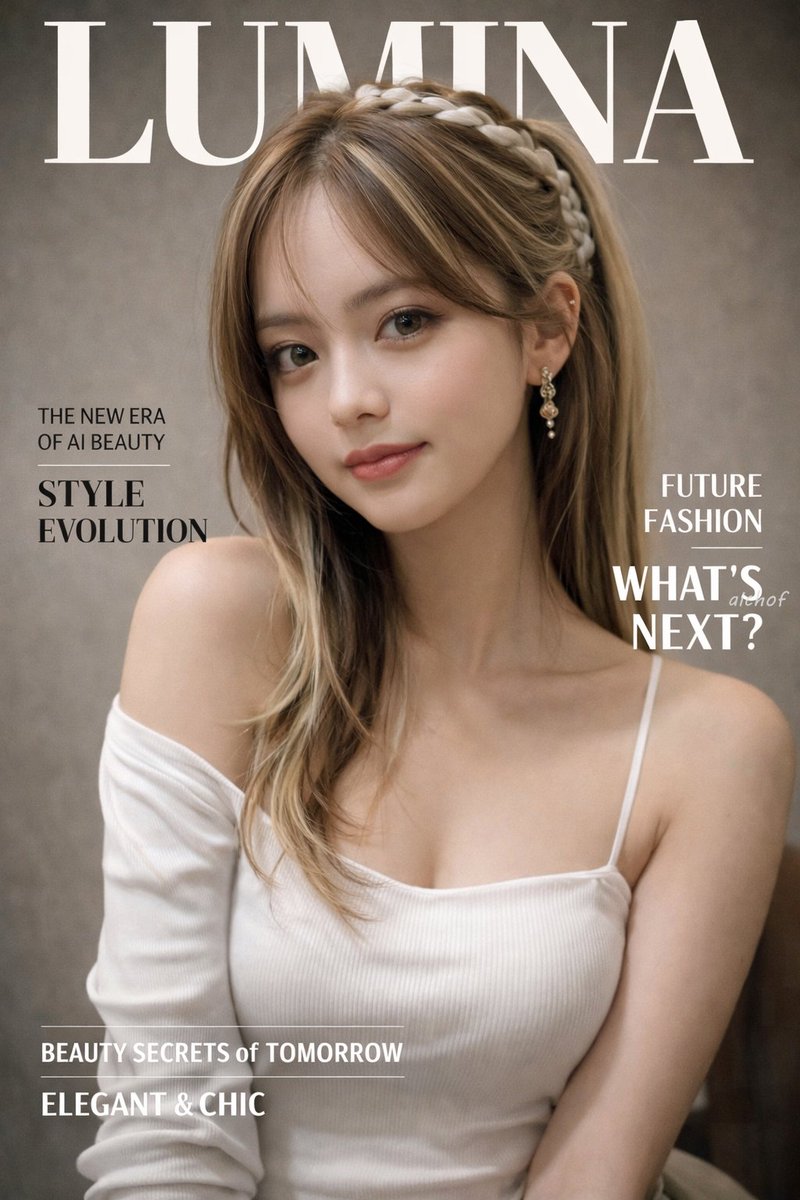 Fashion Magazine Cover Portrait