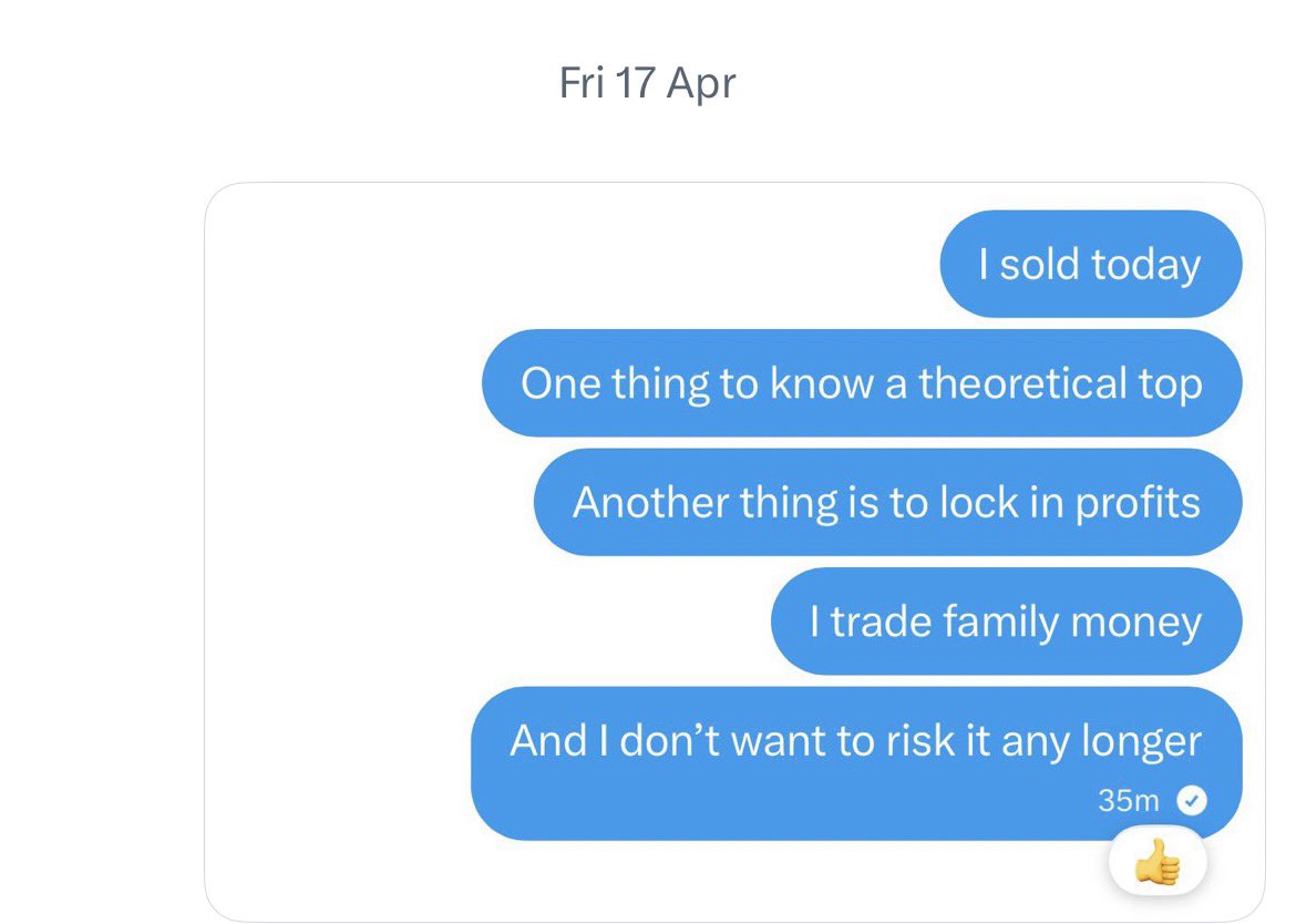 TradingSailor's tweet image. $BTC 

Thanks for telling us that today, Bones. 

Funny that all my subscribers knew

that  I sold on 17 April 2026. 

#Bitcoin #BTC