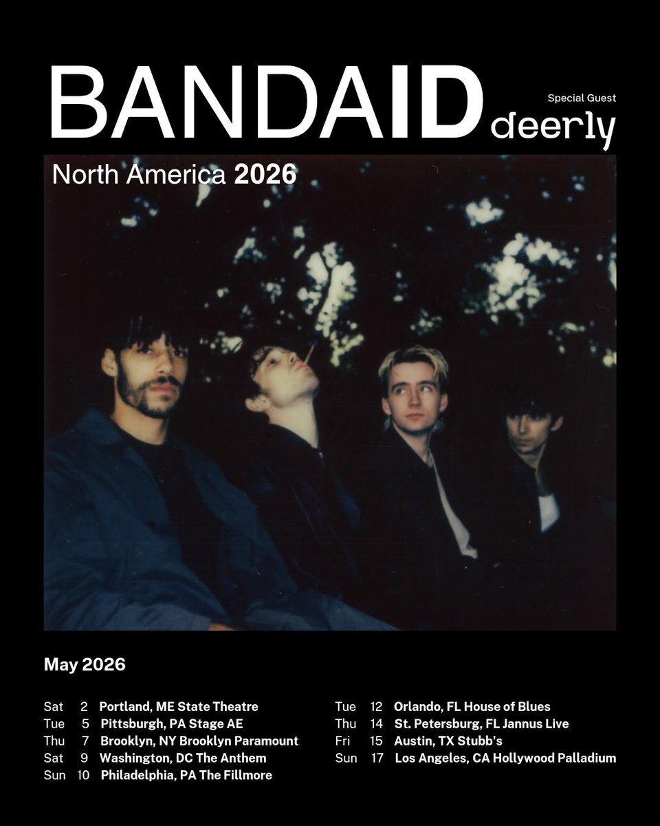 dartsfest's tweet photo. ㅤ
@ 𝙗𝙖𝙣𝙙𝙖𝙞𝙙𝙗𝙖𝙣𝙙 𝘩𝘢𝘴 𝘱𝘰𝘴𝘵𝘦𝘥 :

' We're happy to announce upcoming tours around North America and Europe! Thanks @ 𝙙𝙚𝙚𝙧𝙡𝙮 for joining us on the road and @ 𝙛𝙤𝙤𝙛𝙞𝙜𝙝𝙩𝙚𝙧𝙨 for letting us share the stage. See you all very soon! Love you. x '
ㅤ https://t.co/8ua1bP2qhC