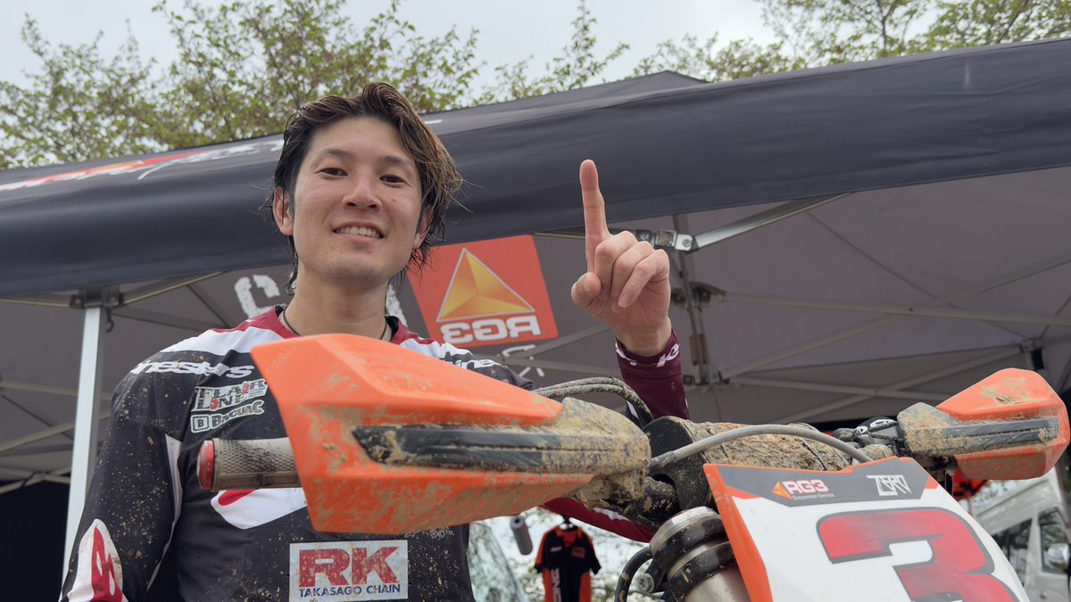 ktm_japan's tweet image. 【JNCC R3 テージャスランチ 広島】
矢野和都選手、今季2勝目！🔥
「バイクにとにかく助けられた1日でした。学さん(渡辺)とのバトルも楽しかったです」
#KTM #ReadyToRace #JNCC