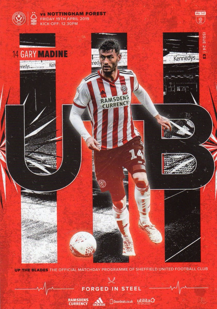 Sheffield United beat Nottingham Forest 2-0 #OnThisDay 7 years ago. Mark Duffy and Enda Stevens scored for #sufc ⚔️

The win moved Chris Wilder's side back into the top two and above Leeds United on goal difference following a surprise home defeat by Wigan ⚽️ #twitterblades