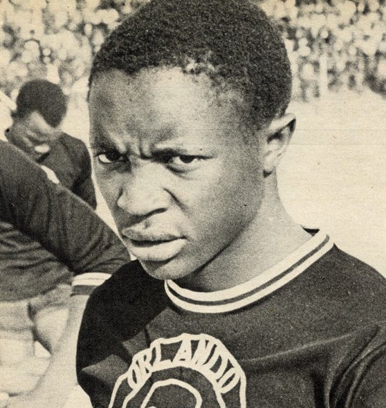 1973: 18-year-old Jomo Sono following in the footsteps of his father who captained Orlando Pirates. Source: Drum Archive