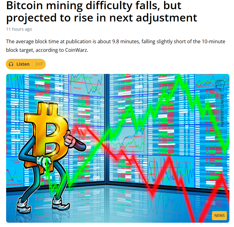 BlockMaple's tweet image. Any decrease in mining difficulty is temporary

#BTC #Mining