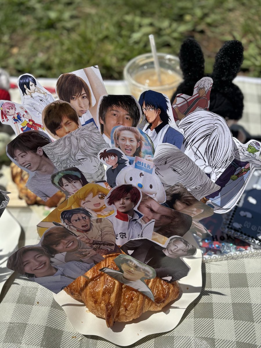 ガチで楽しすぎた。ケーキが推しに耐えられなくてクロワッサンにも刺した。