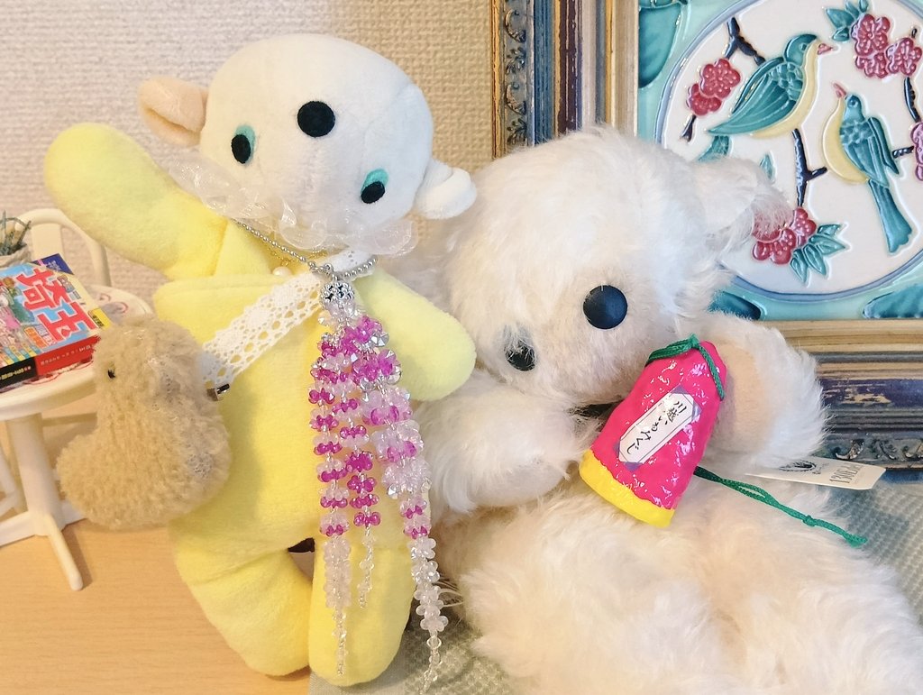 埼玉みやげを手に入れたターナーさん達