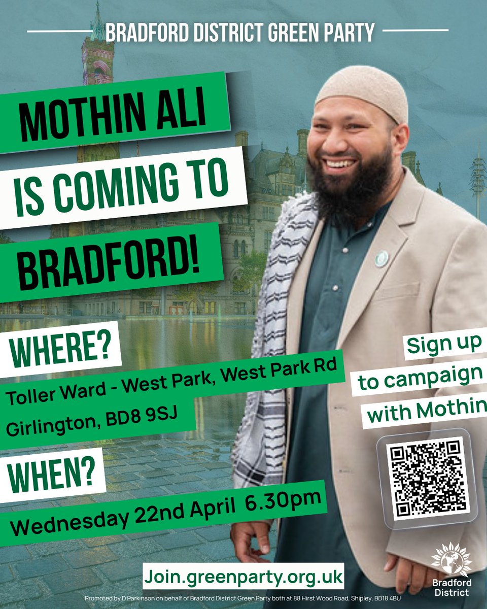 Bradford Green Party tweet media