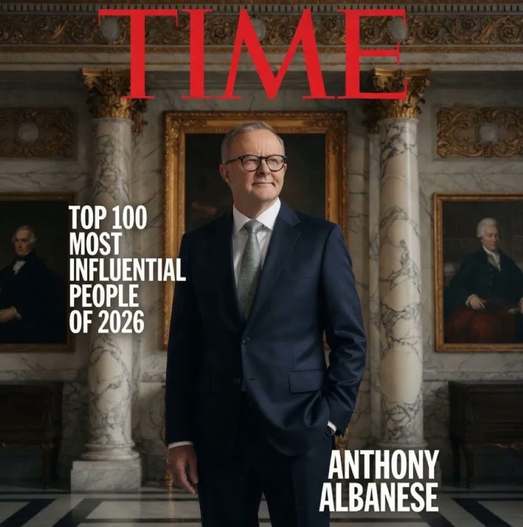discostumc's tweet image. What do you think Australia? #time 
Top 100 most influential 2026 😁