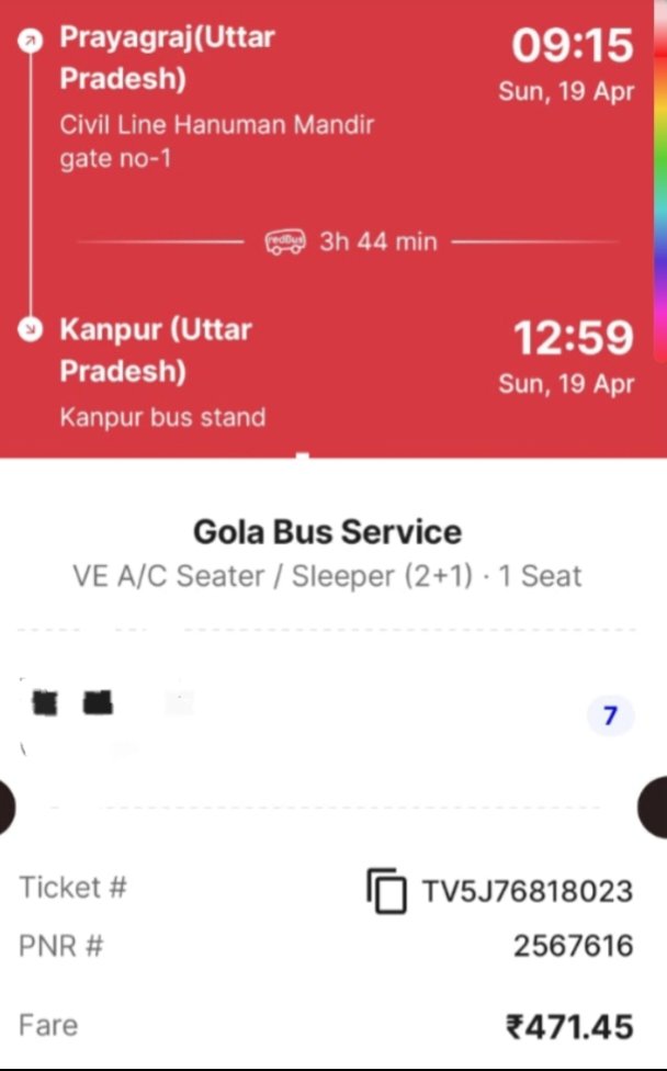 PawanKannaujiy2's tweet image. @redBus_in 

Ticket ID: TV5J76818023 | PNR: 2567616
Bus never arrived at the pickup location. Faced rude behavior from staff and still no refund. This is extremely cheap and low-quality service. Is this what customers are paying for? #RedBus #PoorService #CustomerComplaint