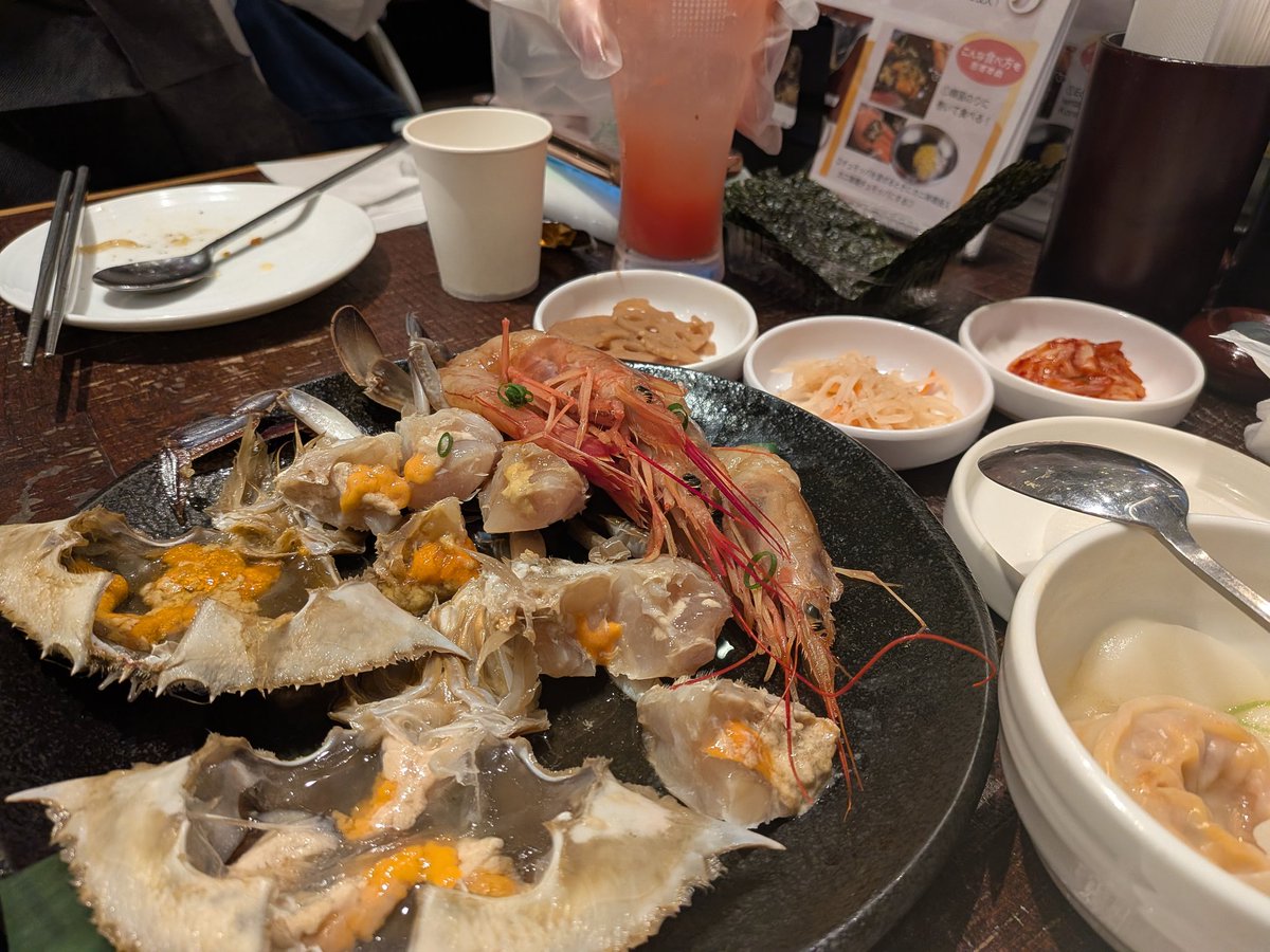 食べたかったものも🦐🦀♡
