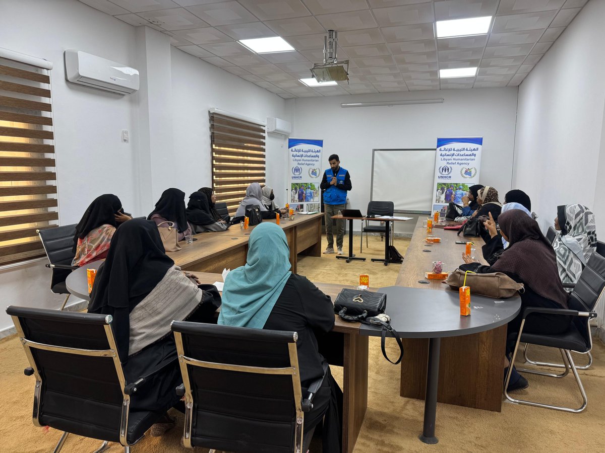 UNHCRLibya's tweet image. You cannot design a response without listening first.

In Benghazi, group discussions create space for refugee families to speak about their daily challenges, priorities, &amp;amp; concerns

Listening first helps shape a response grounded in reality.

#WithRefugees