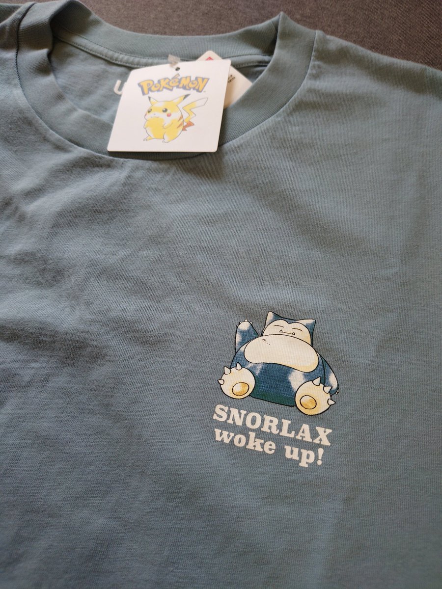 sakfantaro9's tweet image. カビゴンを見たらとりあえず手に取らなきゃいけない衝動に駆られましてね…

#UNIQLO #Pokemon30Anniversary #カビゴン #UT