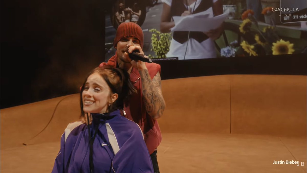 billie eilish as the ollg THIS IS CRAZY #BIEBERCHELLA