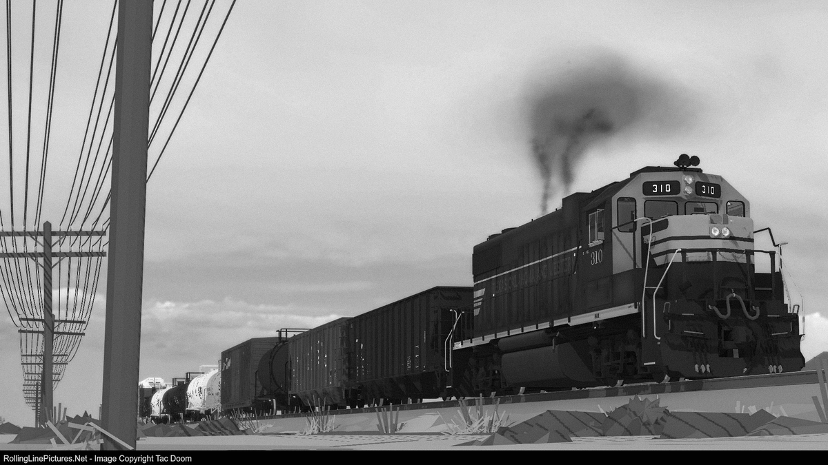 DoomerTactical's tweet photo. TOW GP38-2, 1994, pulling the Clayton turn https://t.co/tfq4JWiLdb