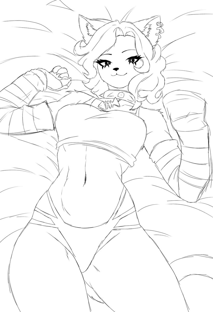 Sketch art with oc <a href="/Miss_Mio_/">Miss Mio Naganohara👾</a>