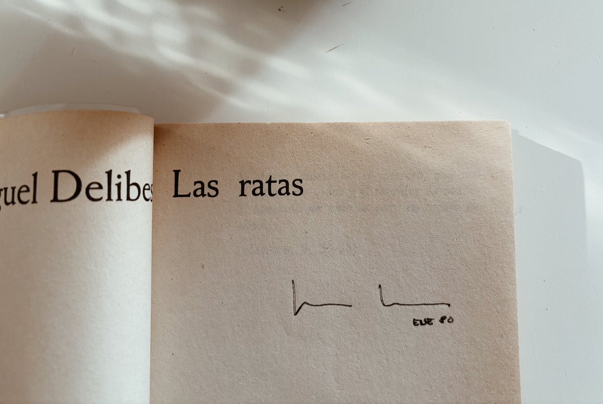 Si no lo compras de seguna mano, no puedes saber que I__ I___ leyó Las ratas en enero de 1980.