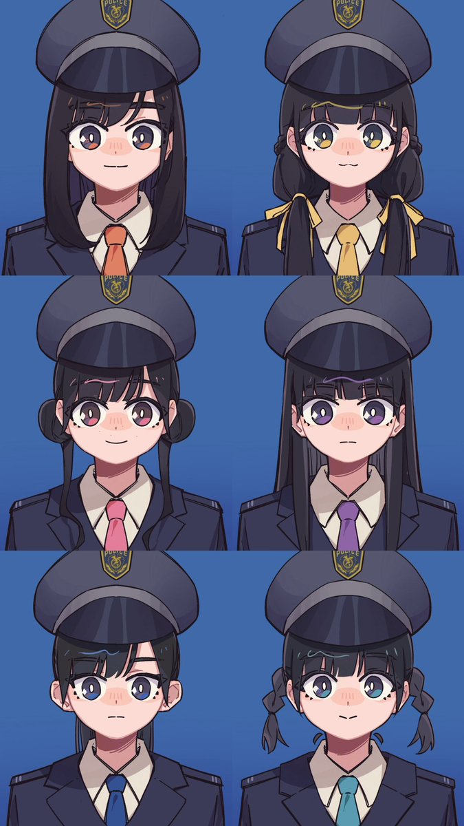 警察さんの証明写真