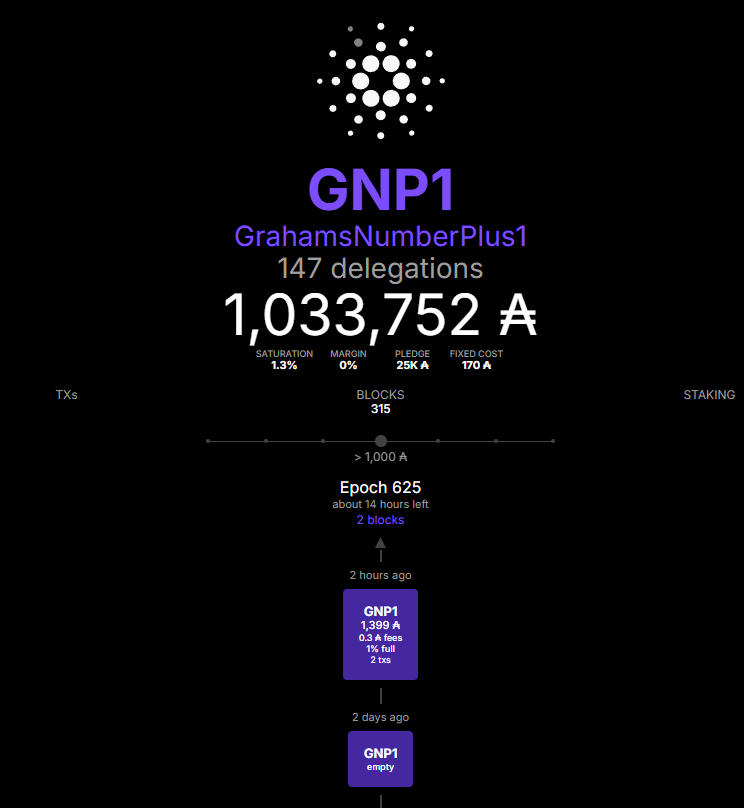GrahamsNoPlus1's tweet photo. GNP1 keeps minting all our blocks 

2 out of 2 for the Epoch https://t.co/MZyJnayRKA