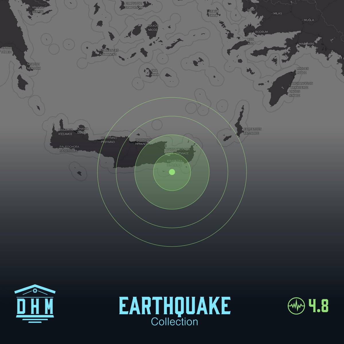 DHM_Alerts's tweet image. M4.8 earthquake auto-minted a new #NFT for @datamuseum

M4.8 #earthquake 20 km SSE of Ierápetra, Greece that occurred at 2026-04-19T07:39:16.678Z.

🔬  museum.datahistory.org/event/QUAKE/us…
📰  lora.algokit.io/mainnet/asset/…

#algorand #history #seismology