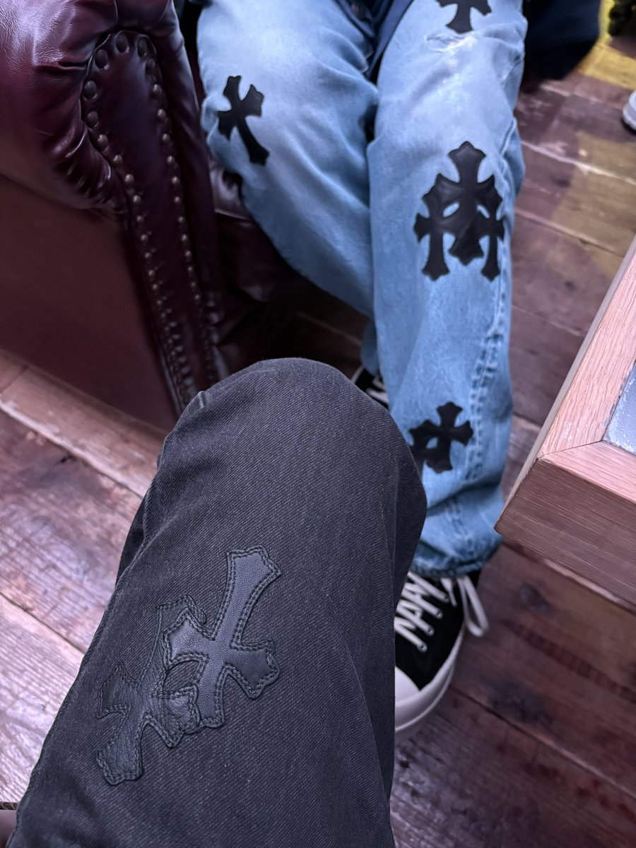 pokemon_oda's tweet image. 5個目のパッチデニム　#chromehearts