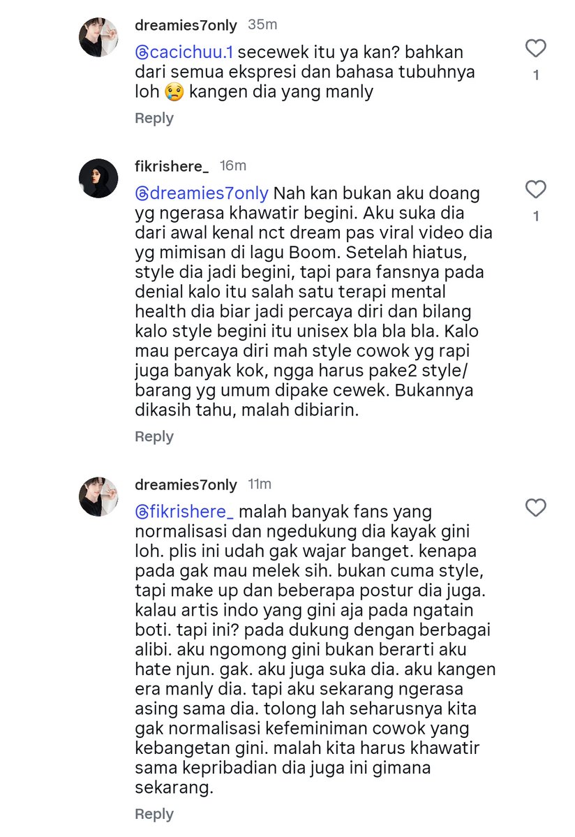 apesi kambinkkk, renjun yang cantik n dress well kok lu pada yang repot