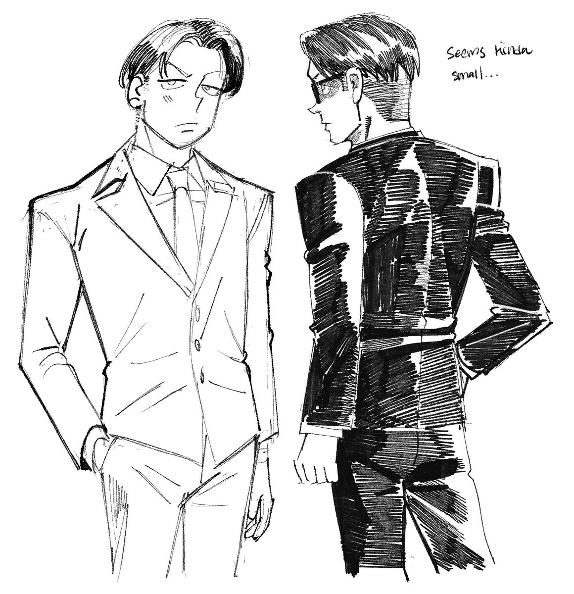 fav blacksuits (cont.) makita and suga #fkmt