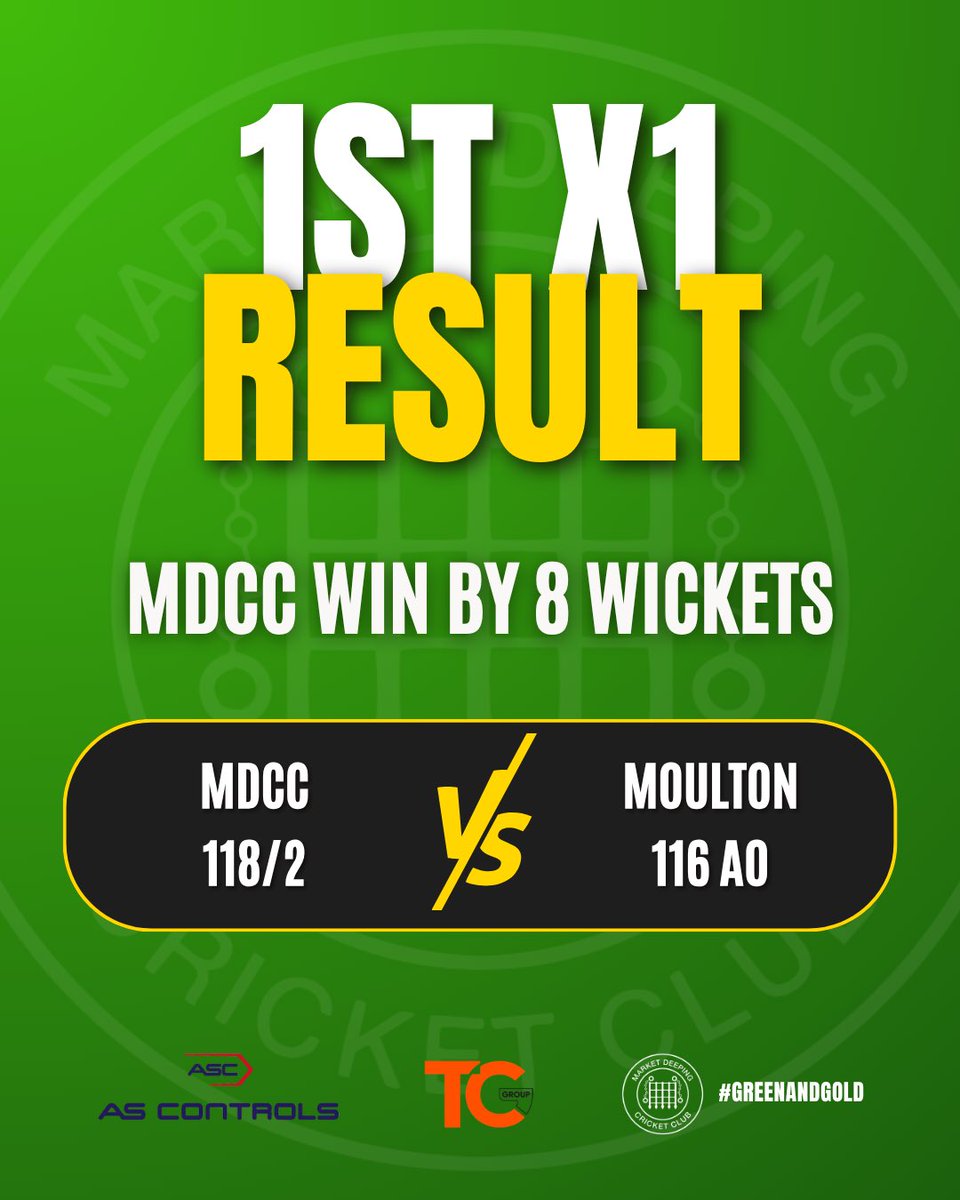 DeepingCC's tweet photo. Solid performance by the 1st team beating Moulton Harrox #greenandgold https://t.co/V2dJbIYVEI