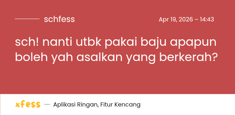 Schoolfess tweet media