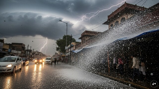 CNBC_Awaaz's tweet image. Heavy Rain Alert: मौसम फिर दिखाएगा तांडव! इन राज्यों में अगले 4 दिनों तक भारी बारिश और तेज आंधी की चेतावनी hindi.cnbctv18.com/photos/agricul… 
#heavyrain #rainalert #weatheralert