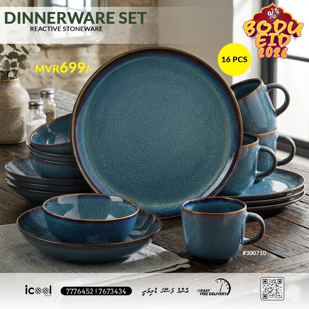 IcoolMaldives's tweet image. Serve every meal in style 🍽️✨
Beautiful 16-piece dinnerware sets perfect for everyday dining.
#DinnerwareSets #16Pieces #DiningStyle #TableSetup #HomeEssentials #ElegantLiving