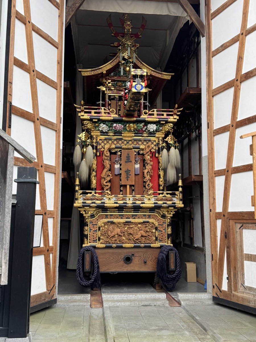 令和8年4月19日
岐阜県飛騨市古川町
「古川祭」気多若宮神社  試楽祭
＃屋台
