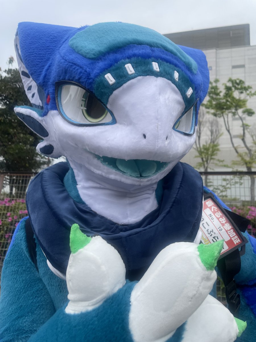 ゼロくん機械と生物の中間みたいな感じでかっこよかった…！ #関西けもケット11