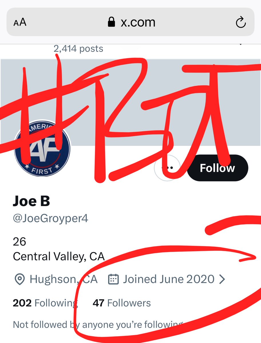 momoonla's tweet image. Damn! This is awesome! I’ ve not seen #bots announcing themselves this way before. A vast improvement over forcing us real humans to mingle with you wastes of time. Bravo, Elon! I applaud the transparency!

6 yrs ➡️ 47 follows, Joe?😂🤡

#BlockTheBots
#ElonsDisinfoBots = 70% of X