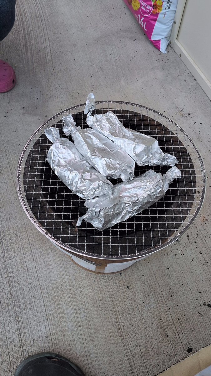 TRDrainbow's tweet photo. 焼きタケノコ https://t.co/r11JIaMmt9