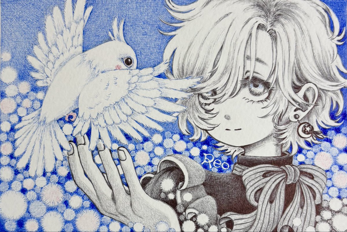 『祈り』 🕊️

#てのひらに彩りを_作品紹介
#illustration #ボールペン画