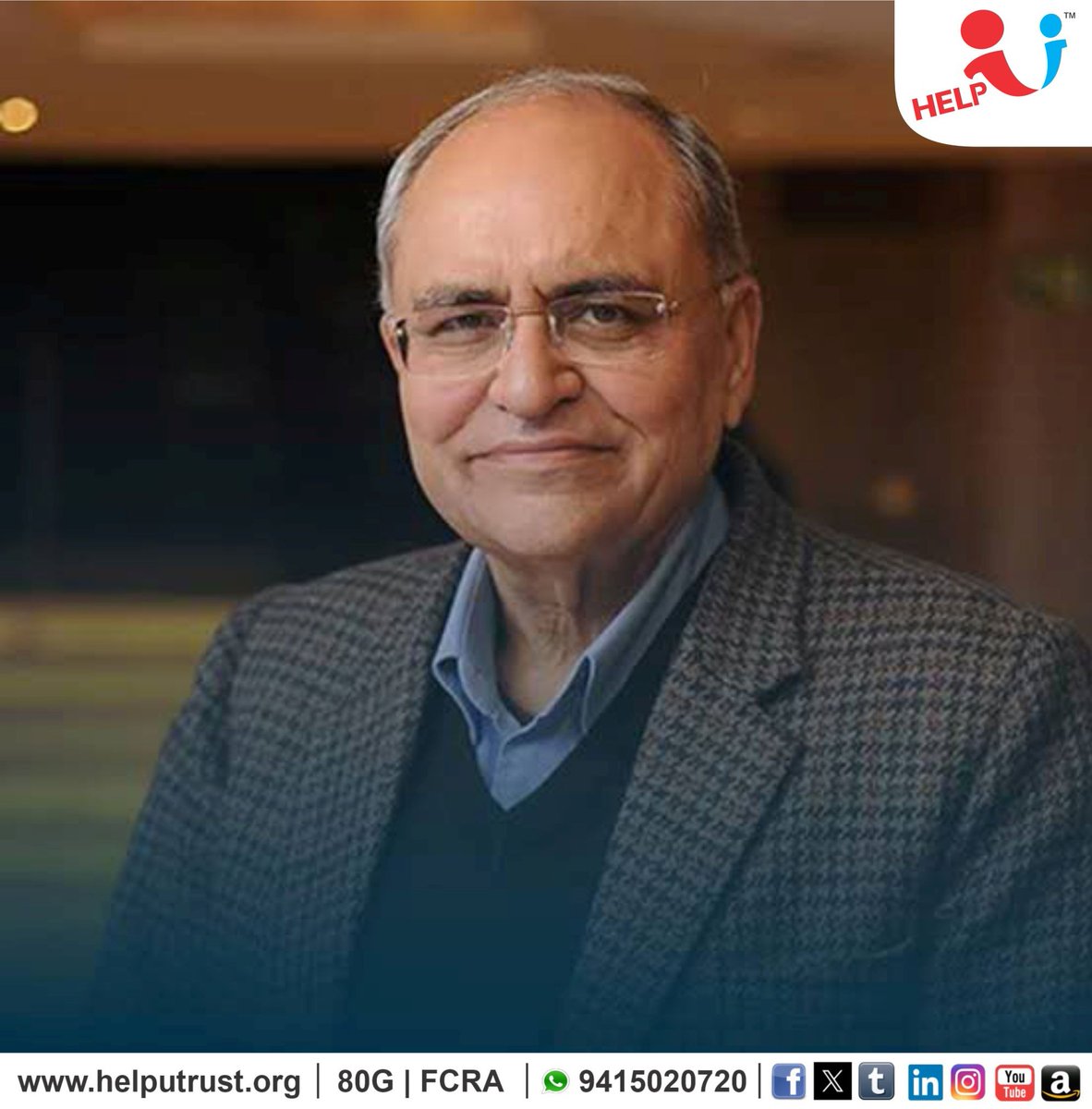 HelpU_Trust's tweet image. भारतीय जनता पार्टी के वरिष्ठ राजनेता, पूर्व राज्यसभा सांसद, प्रसिद्ध स्तंभकार श्री बलबीर पुंज जी के निधन का दु:खद समाचार प्राप्त हुआ है ।

ईश्वर से प्रार्थना है कि दिवंगत पुण्यात्मा को श्रीचरणों में स्थान दें व शोकाकुल परिजनों को संबल प्रदान करें ।

ॐ शांति: !

#BalbirPunj #RIP