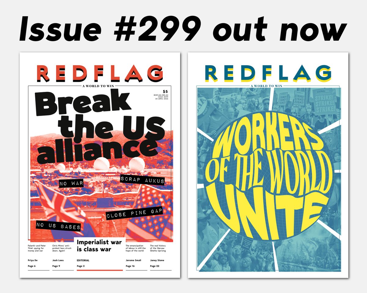 Red Flag newspaper tweet media