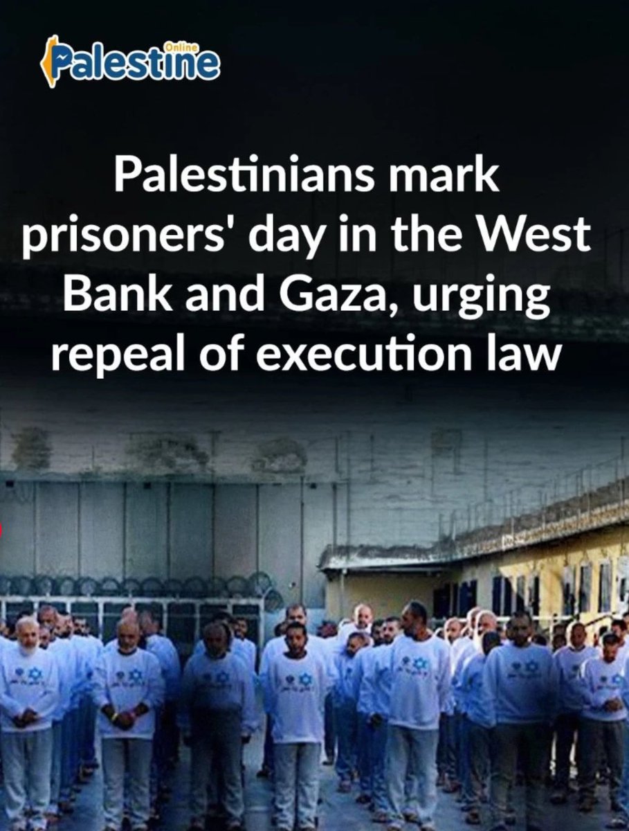 Palestinians gathered in front of the headquarters of the International Committee of the Red Cross in Gaza City, as part of a demonstration marking Palestinian Prisoners' Day.

#FreePalHostages