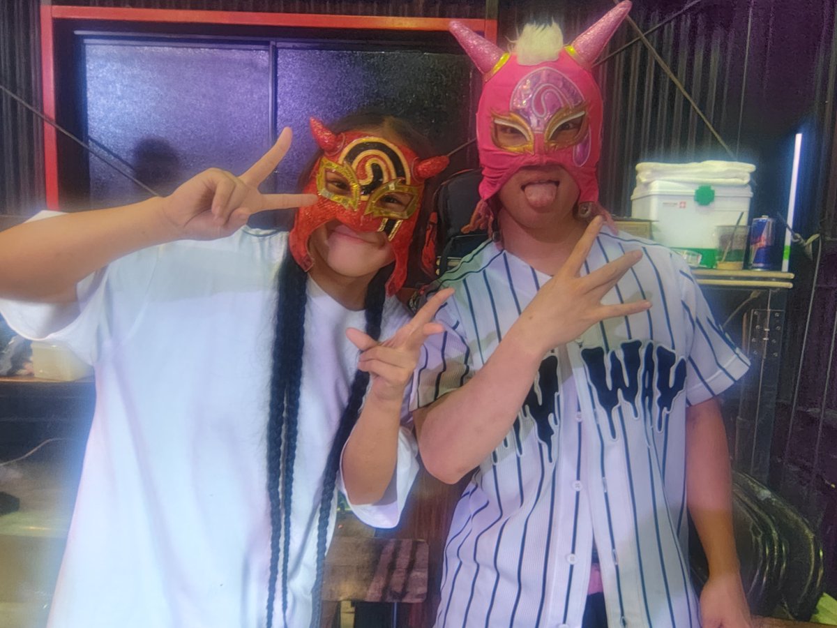 atushiboar's tweet image. #REDZONE
#俺たちのMYWAY
#ヴァンネールジャック
#CoCo
今更ながらですが「噂のルチャ兄妹」👏👏👏‼️