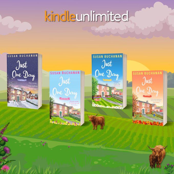 Susan_Buchanan's tweet image. ☀️The Just One Day series is available as an e-book box set!
Winter, Spring, Summer, Autumn. Whatever the season, I've got you covered!  ☀️❤️ 
books2read.com/u/m0E6vy 
#family #romance #humour #parenting #Scotland #community #kindleunlimited