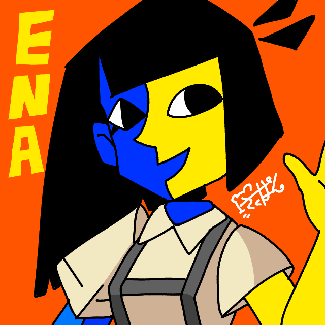 39pan57's tweet image. #ENA #doodle #fanart 
イカれた電脳世界へようこそ