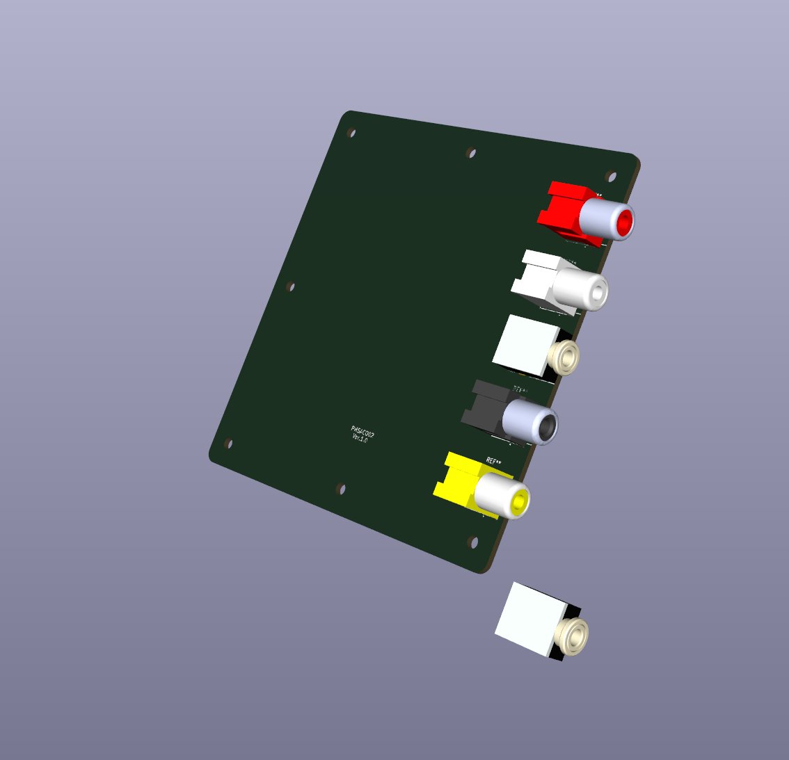 オーディオの入出力は別にしようとフットプリント等をDL設定するだけで半日がかかり