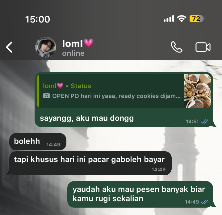nnachiee's tweet photo. #jaeyong prompt au.

Jevan awalnya cuma iseng ikut po makanan buat temennya, tapi siapa sangka dia malah masuk di kehidupan Aksara—si penjual makanan itu https://t.co/pY7vApUHjg