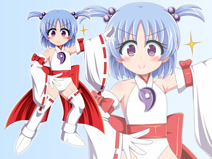 本家(即ち私が描く上)では有り得ない超テンションぶりを披露するうちの子も見られます、なんだよウルトラファイティングポーズって…(すき) 