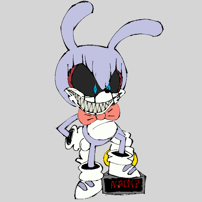 kruger31838's tweet image. New sketch design for main timeline raphanias or known as feels the almighty"the precursor" is gonna have a fnf mod named sonic exe megadrive oddities its the new name for the mod I'm changing the direction instead of a b-side alt mix 
#sonicexe #feelstherabbit #crimsonX #fnf