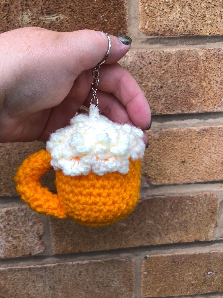 Offthehookhelen's tweet image. Pint of beer keyring - cute little gift idea! offthehookhelen.etsy.com/listing/152214…

#pintofbeer #keyring #keychain #backpack #pub #giftideas #rucksack #accessorise #etsy #crochet #fun