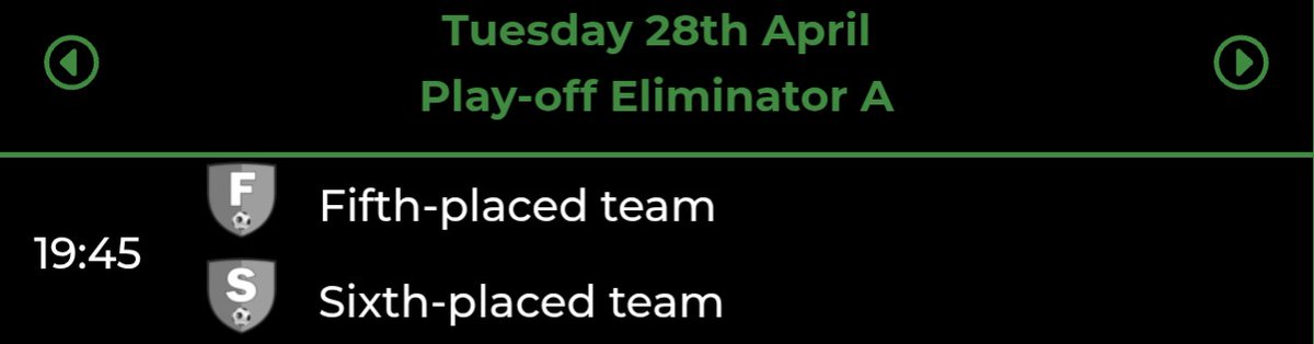 AlwaysReadySSFC's tweet image. If things don't go our way next weekend here's how the playoffs will play out! We have home advantage which is a plus at least! #UTM #AR #southshieldsfc