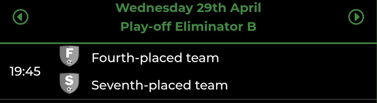 AlwaysReadySSFC's tweet image. If things don't go our way next weekend here's how the playoffs will play out! We have home advantage which is a plus at least! #UTM #AR #southshieldsfc