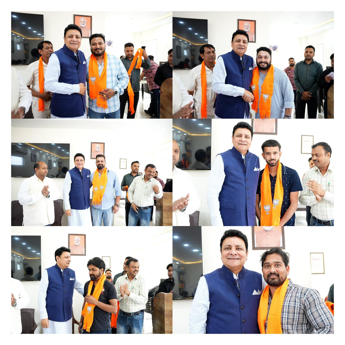 sudhirhp's tweet photo. आज रक्कड़ कार्यालय में योल, टिक्का बनी क्षेत्र के लगभग 50 परिवारों ने कांग्रेस पार्टी की नीतियों से निराश होकर भारतीय जनता पार्टी का दामन थामा। यह केवल संख्या नहीं, बल्कि जनविश्वास और विकास की राजनीति पर जनता की मुहर है।

प्रधानमंत्री @narendramodi जी के नेतृत्व में देश जिस तेज़ी से विकास के पथ पर अग्रसर है, उसी विश्वास ने लोगों को भाजपा के साथ जुड़ने के लिए प्रेरित किया है।

मैं सभी नव-प्रवेशित परिवारों का भाजपा परिवार में हार्दिक स्वागत एवं अभिनंदन करता हूं।
आइए, हम सभी मिलकर एक सशक्त, समृद्ध और विकसित हिमाचल के निर्माण का संकल्प लें।

#BJP #HimachalPradesh #BJPHimachalPradesh