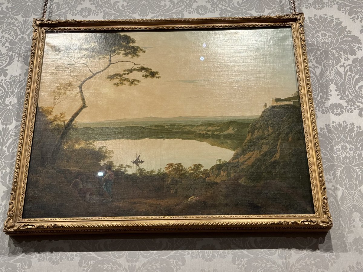 Barb_Drummond's tweet photo. Unusual #landscape by #JosephWright of #Derby @GlynVyvianGallery https://t.co/trHugW5cnc