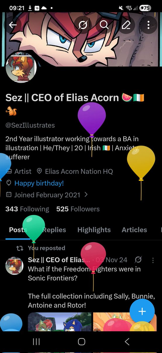 Sez || CEO of Elias Acorn 🍉🇮🇪🐿 tweet media